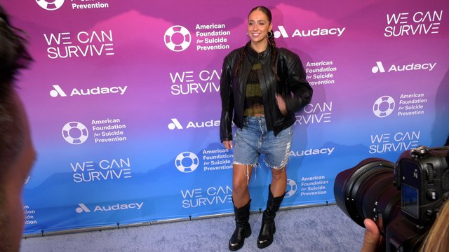 Tate McRae attends Audacy's 9th annual We Can Survive concert red carpet event in Los Angeles
