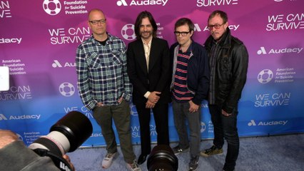 Weezer attend Audacy's 9th annual "We Can Survive" concert red carpet event in Los Angeles