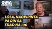 Lola, nagpipinta pa rin sa edad na 100 | GMA News Feed