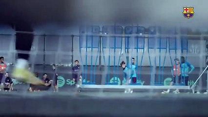 El golazo de Pablo Torre en el entrenamiento del Barça / FCB
