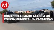 En Zacatecas, comandante de la policía de Guadalupe sufre ataque