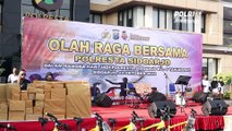 Polresta Sidoarjo Peringati Hari Jadi Ke-6, Gelar Baksos Dan Olahraga Bersama