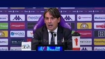 FIORENTINA-INTER 3-4 * SIMONE INZAGHI: GRANDISSIMA PARTITA DELL'INTER SU UN CAMPO DIFFICILE.