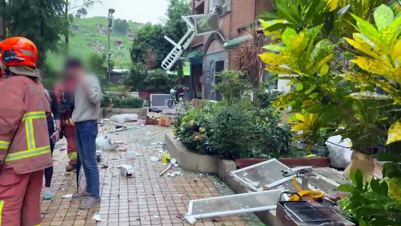 三峽社區民宅氣爆 門窗炸裂噴飛屋外 5名住戶受傷送醫