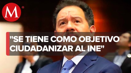 Ignacio Mier encabeza asamblea informativa sobre reforma electoral en Puebla