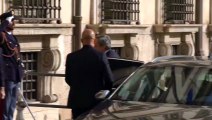 Cerimonia della campanella, Draghi arriva a Palazzo Chigi per il passaggio di consegne a Meloni
