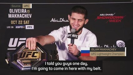 Khabib's protégé 'emotional' after achieving 'life goal' UFC Championship title