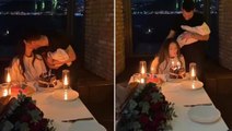 Murat Yıldırım minik kızı Miray'ı kucağına alarak eşinin doğum gününü kutladı