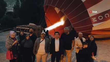 Sıcak hava balonları ile Soğanlı Vadisi'ne ilgi arttı