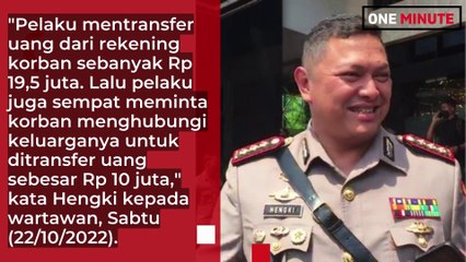 Rudolf Ikat dan paksa korban trasfer uang 19 juta, Lalu minta keluarga Rp10 juta