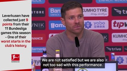 Leverkusen draw 'not enough' - Xabi Alonso