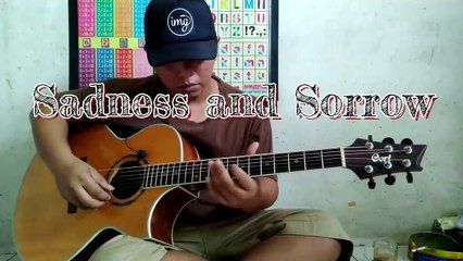 ALIP BA TA COVERS | SADNESS AND SORROW FINGER STYLE