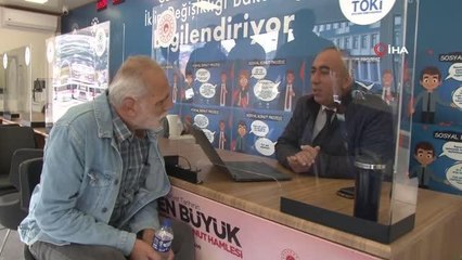 TOKİ'nin tanıtım tırında projeler anlatıldı