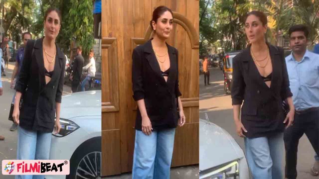Kareena Kapoor looks hot in black dress as she reaches for BFF Malaika Arora Birthday Bash