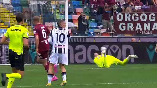 Serie A : L'Udinese perd de précieux points au Torino