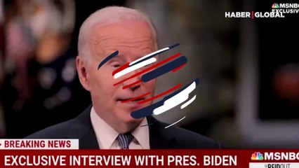 ABD Başkanı Joe Biden canlı yayında az kalsın uyuyordu
