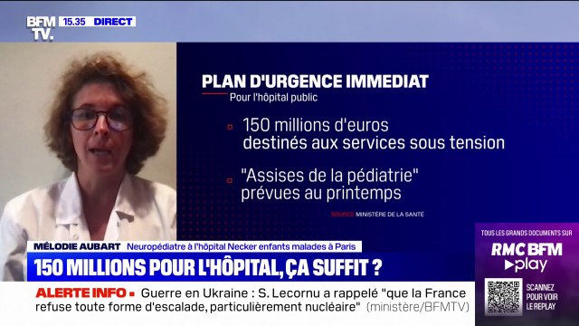 Plan d'urgence pour l'hôpital public: Je pense que François Braun n'a pas bien lu la lettre que nous avons écrite , regrette cette neuropédiatre