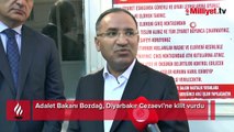 Adalet Bakanı Bozdağ, Diyarbakır Cezaevi'ne kilit vurdu