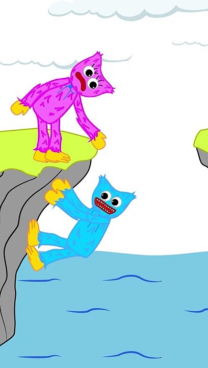 The best funny video #shorts#viralKissy_missy_looking_for_the_real_Huggy_Wuggy_|_Funny_Animation__#shorts_#animation