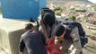 Policiais militares evitam que homem se jogue do alto da Pedra do Cruzeiro, em Teixeira