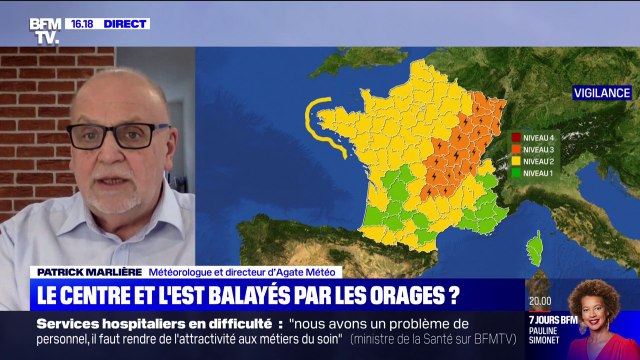 Phénomènes orageux: les départements dans lesquels il faudra faire preuve de vigilance cette nuit