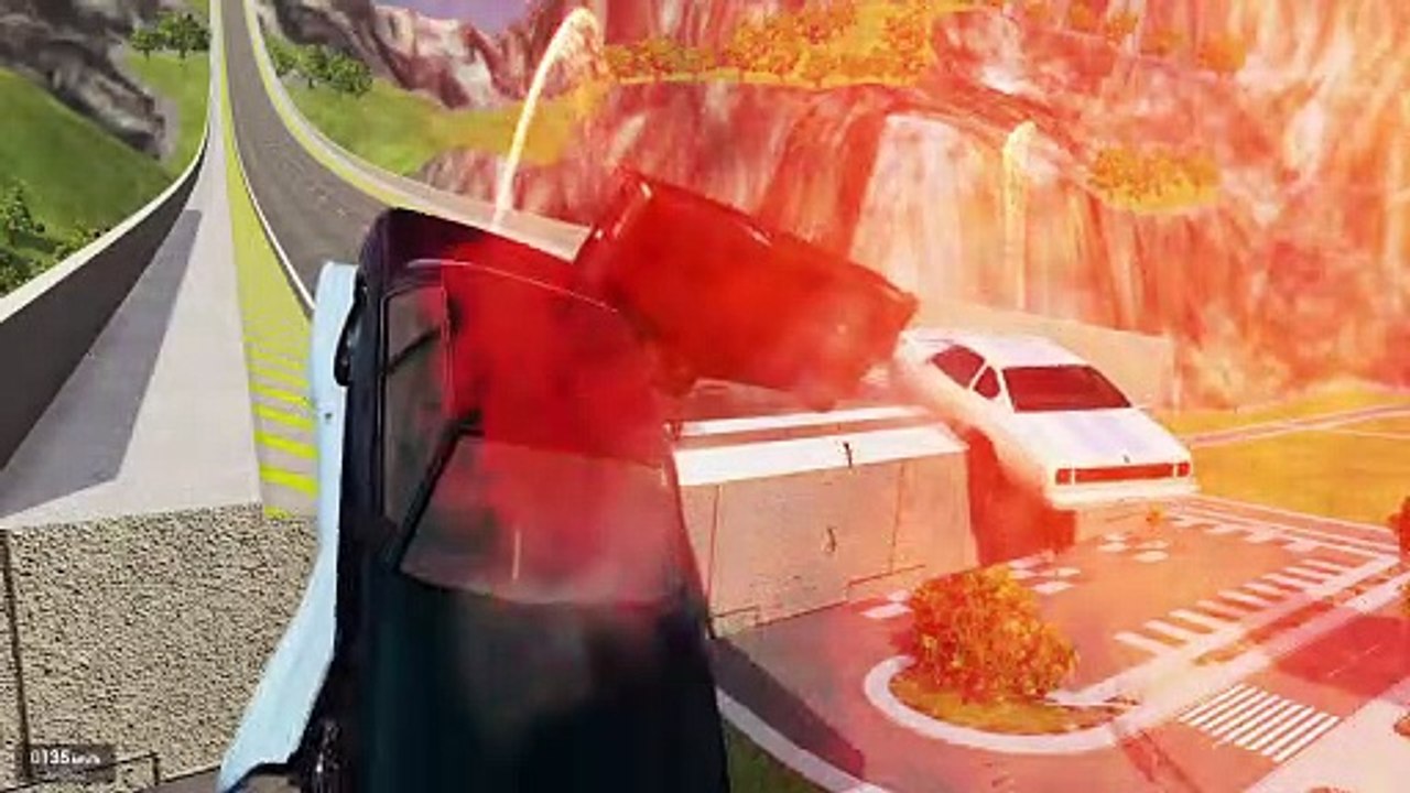 Jump through Cars Arena Beamng.stunts