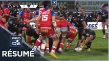 PRO D2 - Résumé US Montauban-FC Grenoble Rugby: 33-34 - J08 - Saison 2022/2023