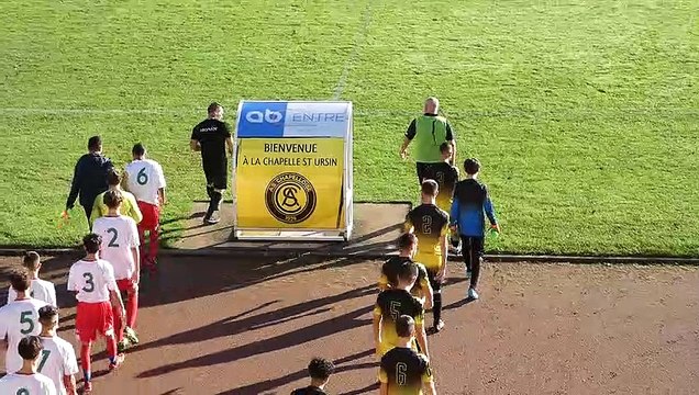 Entrée des U18 ASC le 22 octobre 2022 contre Portugais de Bourges