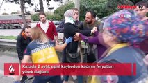 Kazada eşi hayatını kaybetti! Yaralı halde sedyeden fırlayıp feryat etti