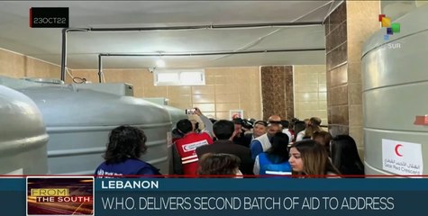 WHO confirms delivery of health supplies for cholera treatment in Lebanon