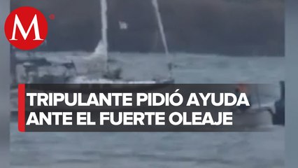 Rescatan a embarcación menor en Lázaro Cárdenas, Michoacán