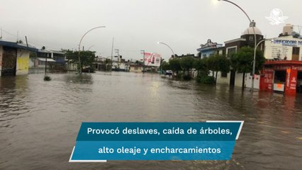 Huracán Roslyn: Así impactó en varios estados del país