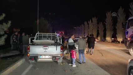 Zincirleme trafik kazasında 6 kişi yaralandı