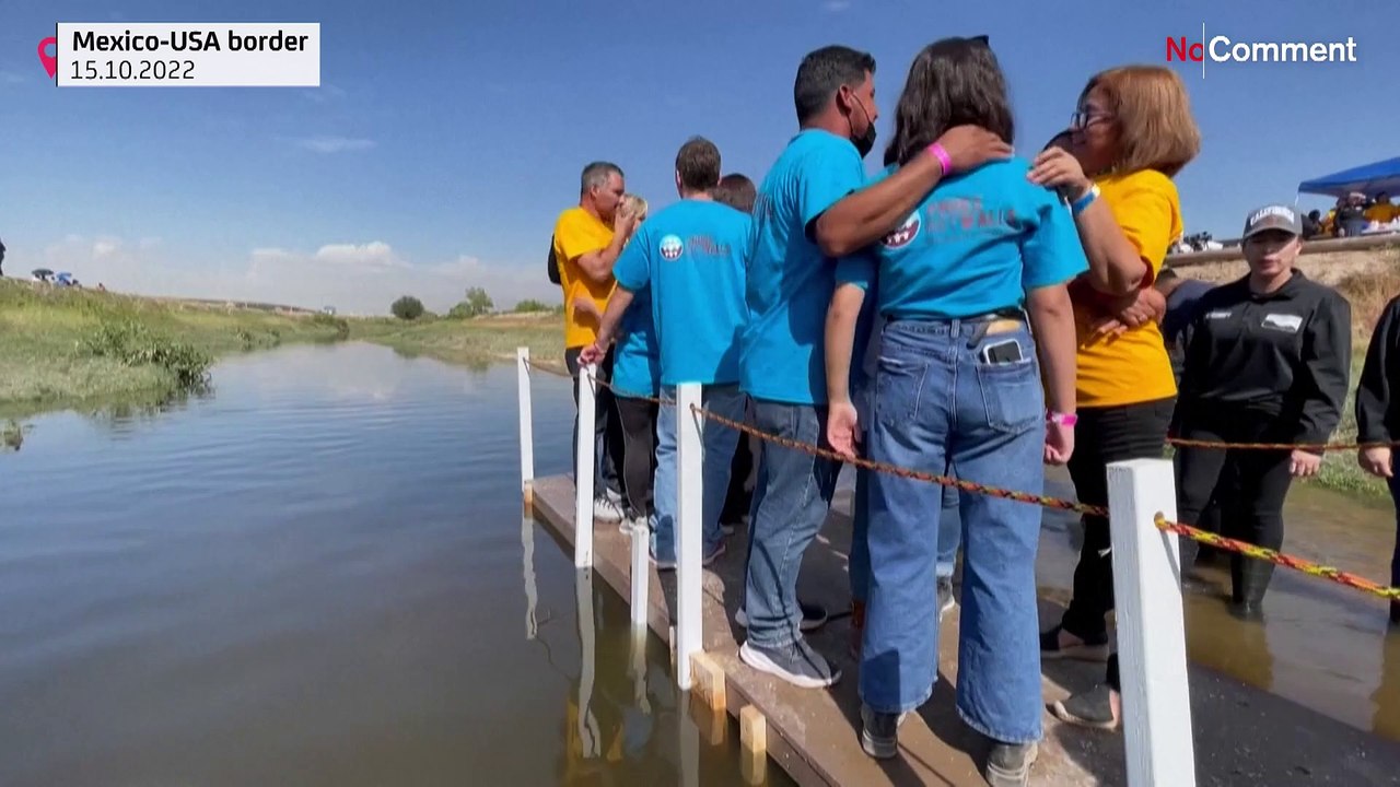 'Hugs not walls' - An der Grenze zwischen den USA und Mexiko