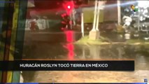 teleSUR Noticias 14:30 23-10: Roslyn toca tierra en estado de Nayarit, México
