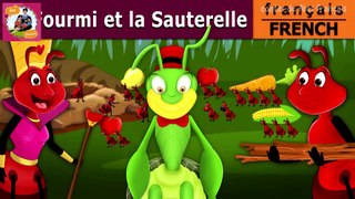 La Fourmi et la Sauterelle | Ant And The Grasshopper in French | Contes De Fées Français