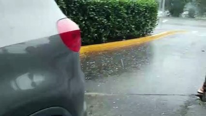 Chuva de granizo em Florianópolis