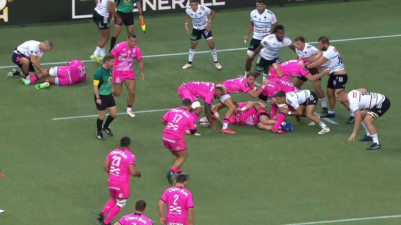 TOP 14 - Essai de Léo BARRE (SFP) - Stade Français Paris - CA Brive - Saison 2022/2023
