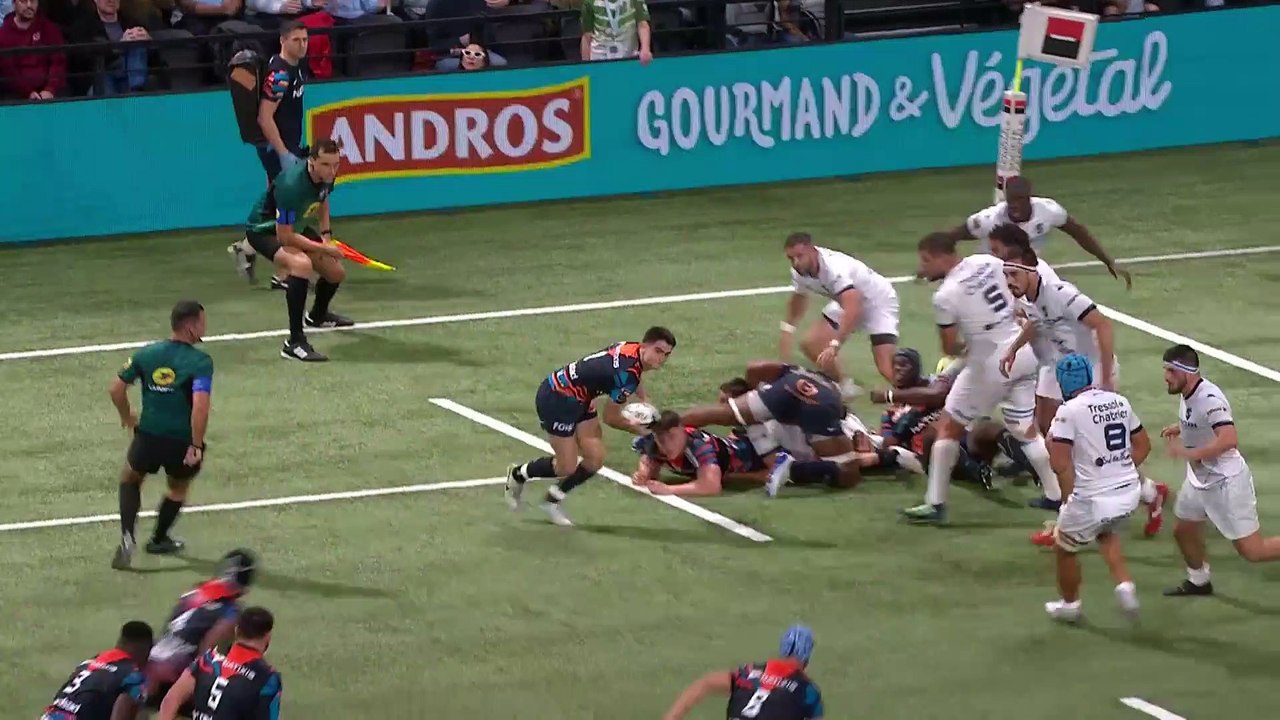 TOP 14 - Essai de Francis SAILI (R92) - Racing 92 - Montpellier Hérault Rugby - Saison 2022/2023
