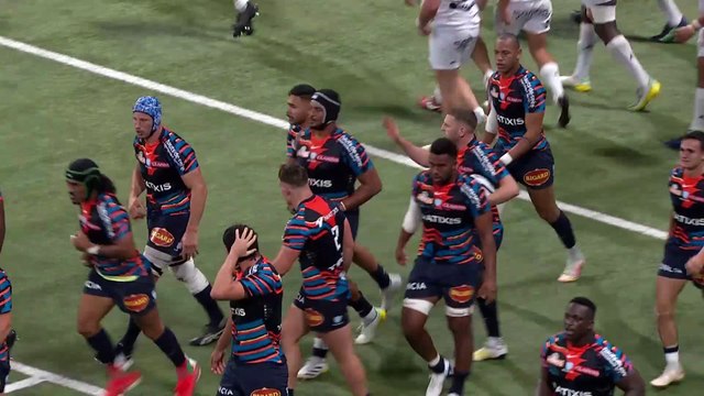TOP 14 - Essai de Kitione KAMIKAMICA (R92) - Racing 92 - Montpellier Hérault Rugby - Saison 2022/2023