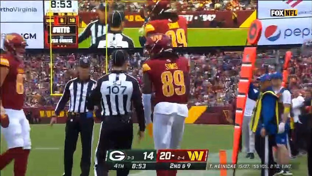 Green Bay Packers vs. Washington Commanders Full Highlights 4th QTR _ NFL Week 7