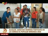 Habitantes del municipio Urdaneta participan masivamente en la Consulta Popular en Miranda
