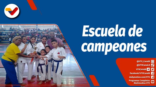 Deportes VTV | Escuela Comunitaria de Karate Guaicaipuro forma campeones en Kumité y Kata