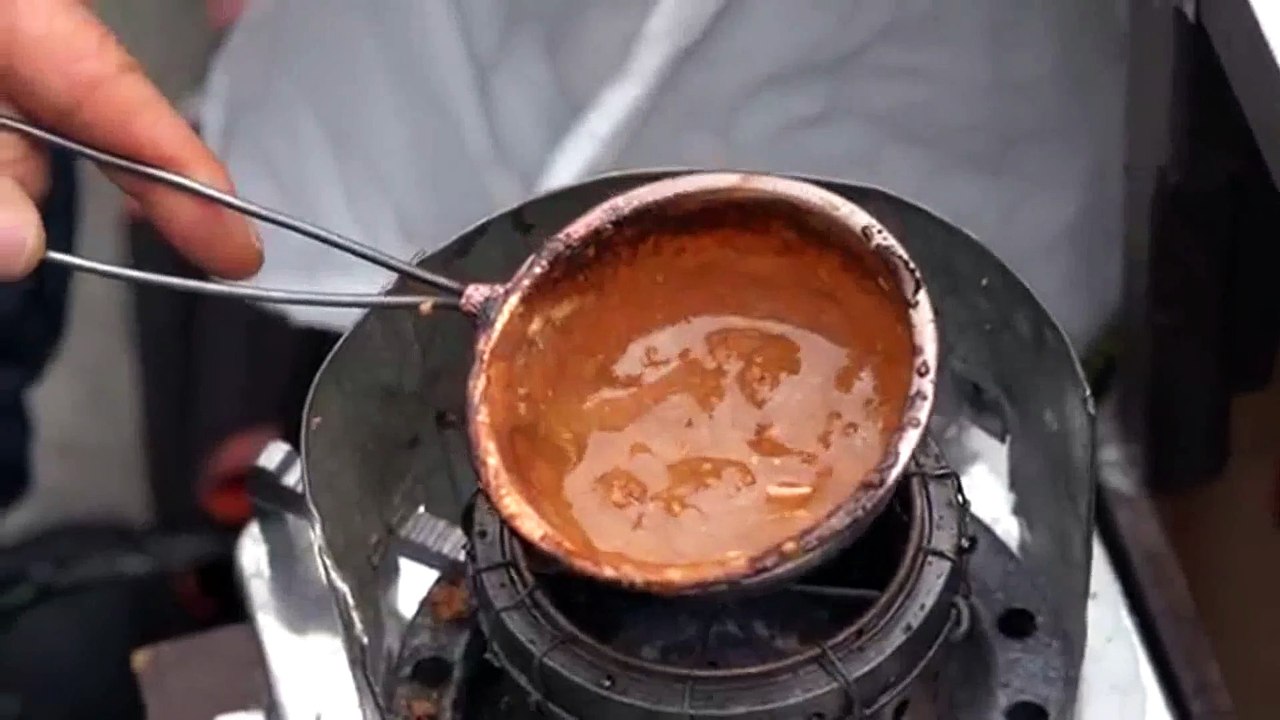 Korean Traditional Candy (달고나 뽑기)  Korean Street Food  Jeonju hanok Village, korea