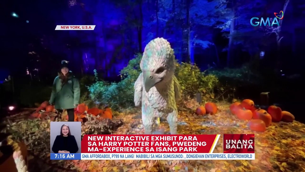 New interactive exhibit para sa Harry Potter fans, pwedeng ma-experience sa isang park | UB