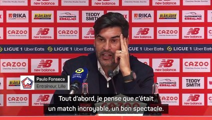 Fonseca : «Le genre de match dont les supporters ont besoin» - Foot - L1 - Lille