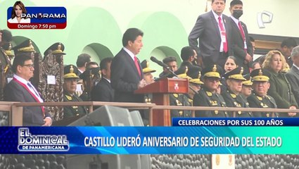 Pedro Castillo lideró ceremonia por aniversario de Dirección de Seguridad del Estado de la PNP