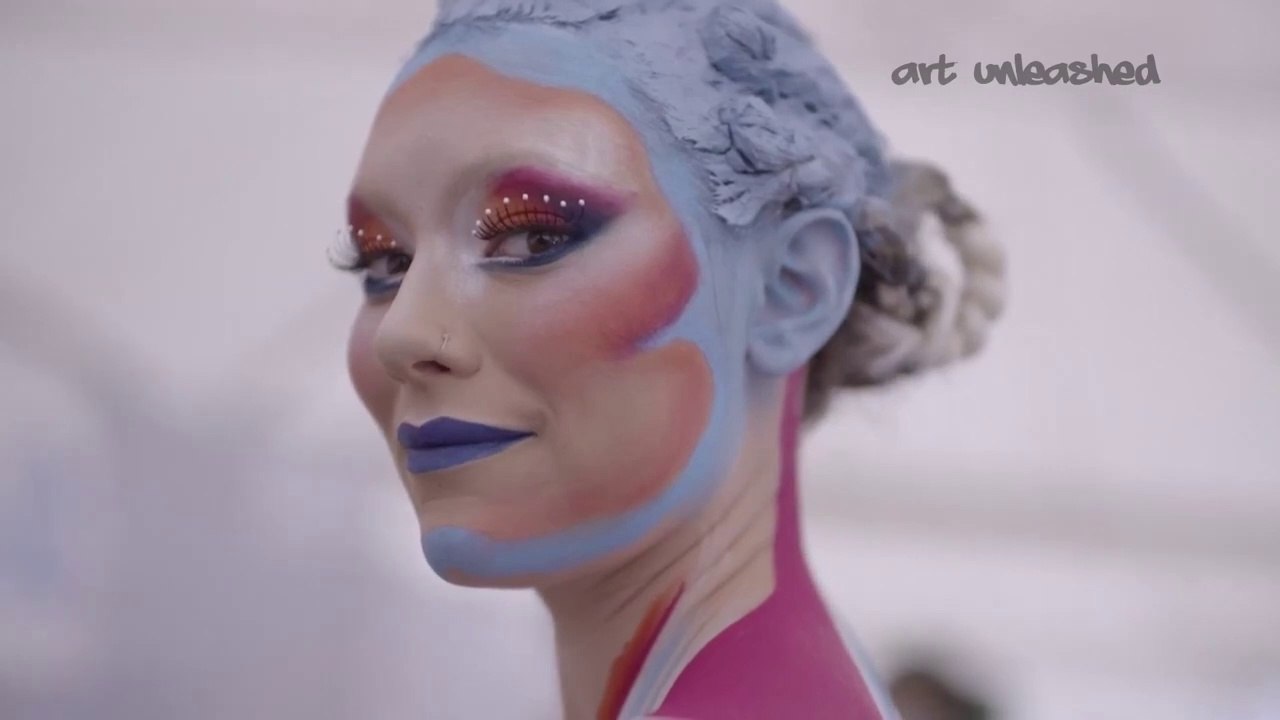 Fun and creative nude body paint creations