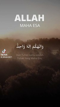 Allah maha esa