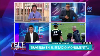 Tragedia en el Monumental: Universitario vs Sport Huancayo fue suspendido por fallecimiento de un hincha